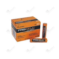 Duracell Procell Alkaline Manganese Dioxide Battery AAA Size  Pk of 24