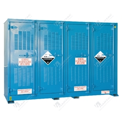 Corrosive Substances Outdoor Store 850L 12 Shelves 4 Doors 1995W*2995H*900D