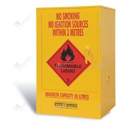 Flammable Liquids Indoor Storage Cabinet 30L 2 Shelves 1 Door 500W*800H*450D