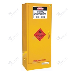 Flammable Liquids Indoor Storage Cabinet 170L 3 Shelves 1 Door 700W*1750H*450D