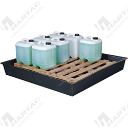 Drip Tray Polyethylene Heavy Duty 1350*1350*175mm 256L Sump Capacity