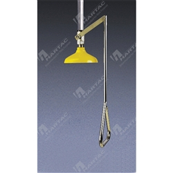 Ceiling Mounted Emergency Deluge Showers Pull Down Pendant with Stay Open Valve