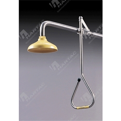 Wall Mounted Emergency Deluge Showers Pull Down Pendant with Stay Open Valve