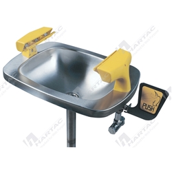 Wall Mounted Aerated Eye/Face Push Hand Operated