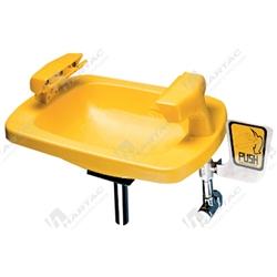 Wall Mounted Aerated Eye/Face Push Hand Operated