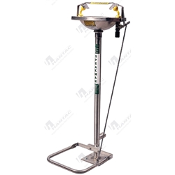 Pedestal Aerated Eye Wash Hand & Foot Operated