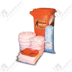 High Performance Hazchem Spill Kit in 120L Wheelie Bin