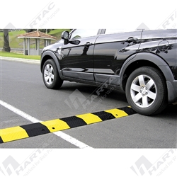 Slo-Motion Standard Duty Steel Speed Hump Mid Section 500mm Black & Yellow Incl Fixings