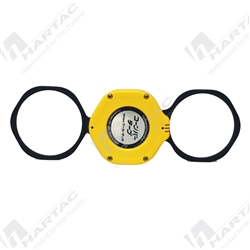 Traffic Cone Retractable Tape Black/Yellow (Extendable to 4m)