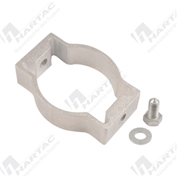 60mm OD Double Sided Sign Post Bracket with bolts & Washers