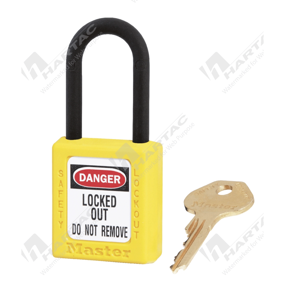 406YKA10 - Master Lock 406 Zenex™ Thermoplastic Safety Padlock 