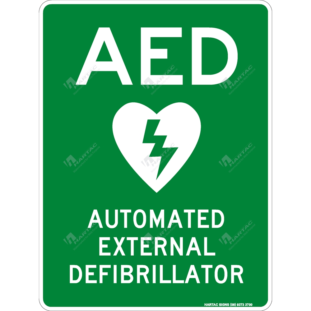 HS11731 Emergency (Info) "AED Automated External Defibrillator