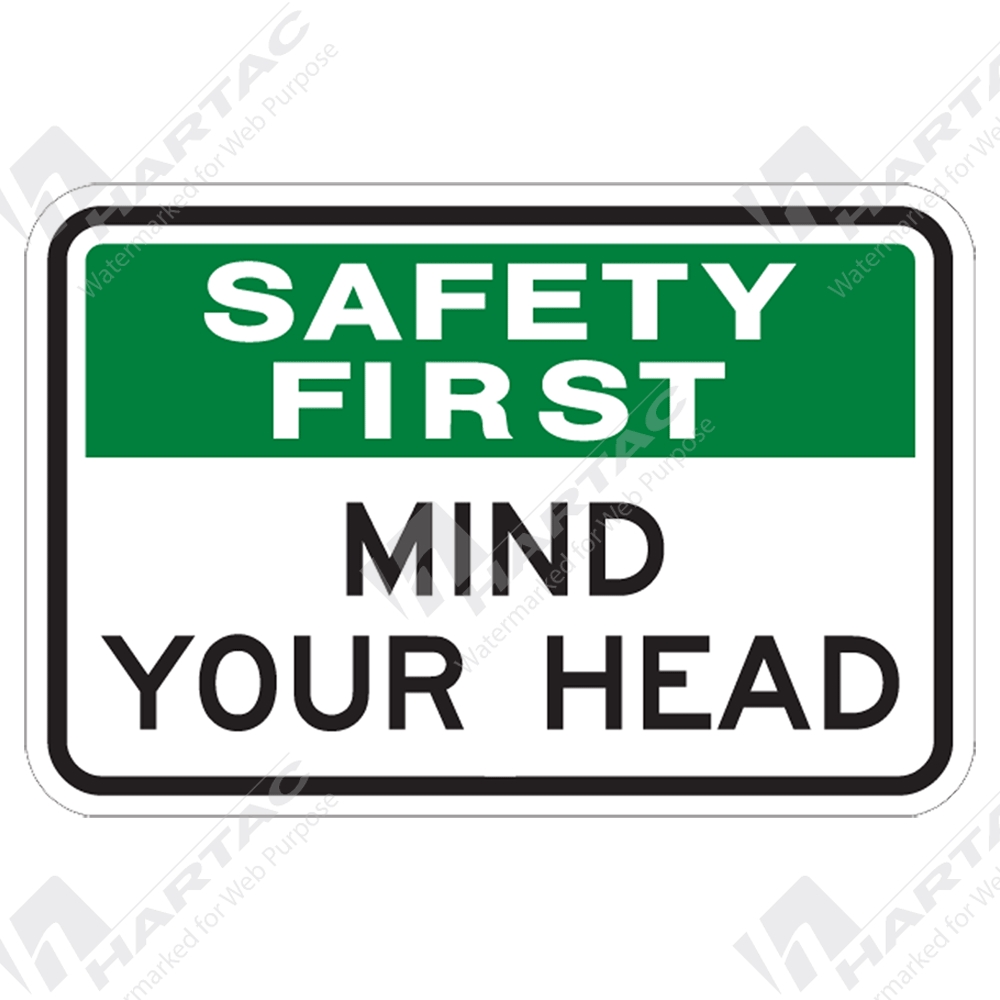 VSafety - Cartello in plastica rigida con scritta Danger Mind Your