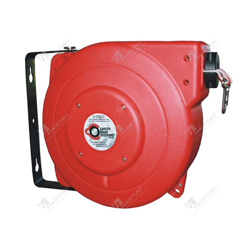 20m Retractable Safety Barrier w/ Red/White Stripe Danger High Voltage w/ SS316 Clip