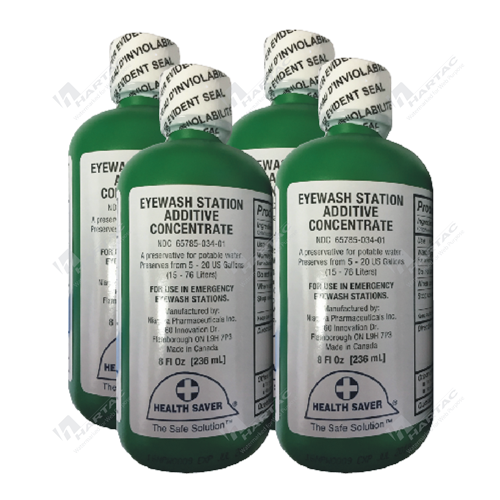 Safety Eyewash Antimicrobial Concentrated Preservative 236ml Bottle (pk4)