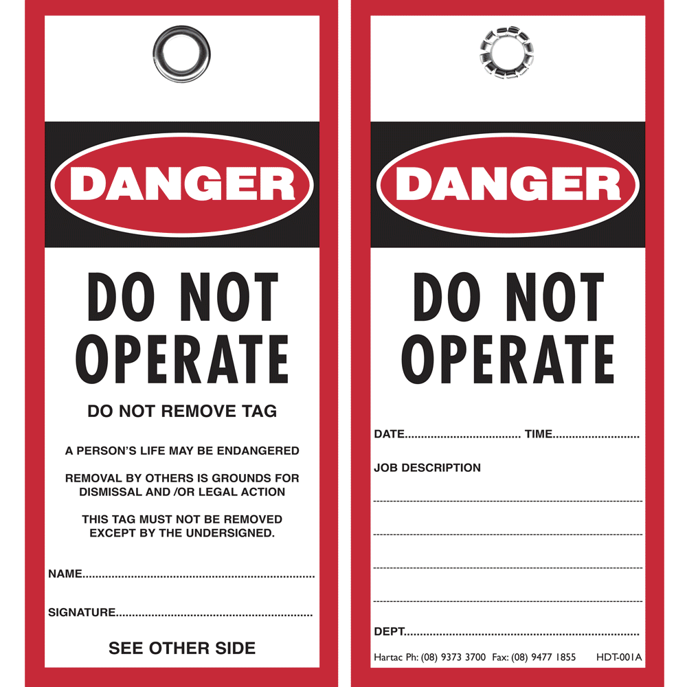 Safety Tags