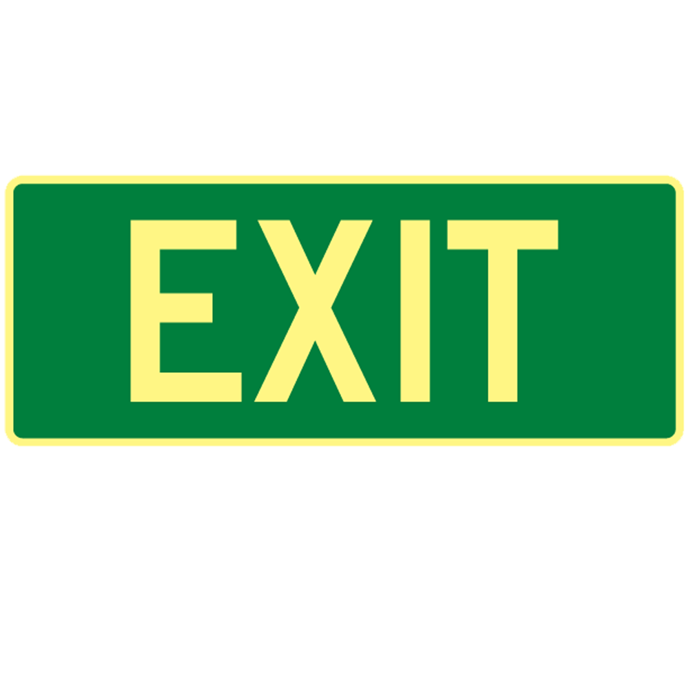 Photoluminescent Exit Signs