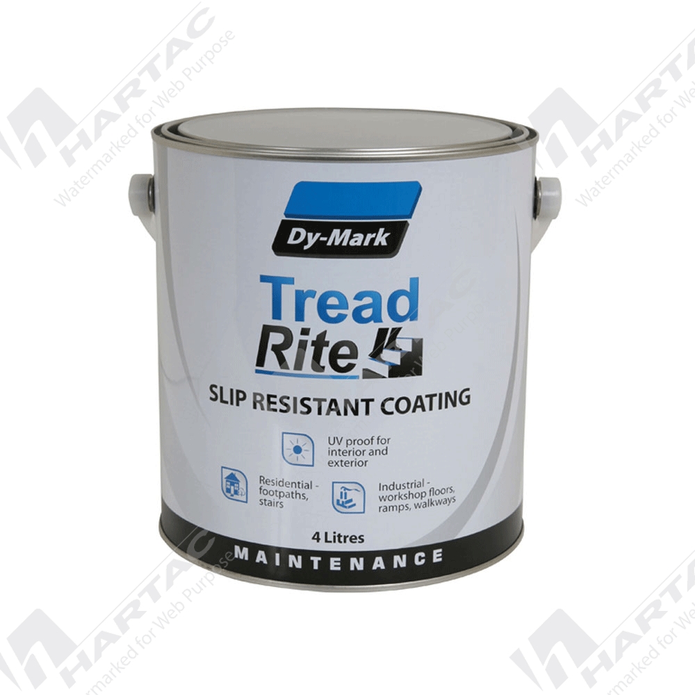 23060400 - Treadrite Slip Resistant Coating Clear 4L Brush On - Hartac ...