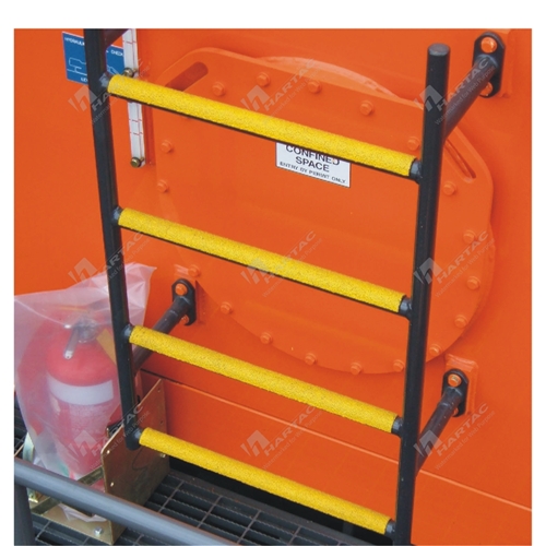Ladder Rung Covers 200*35mm Light Industrial Grade Tubular Profile Anti-Slip