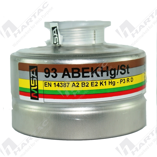 MSA A2/B2/E2/K1/Hg-P3R Gas For Advantage 410, 3100 Respirator