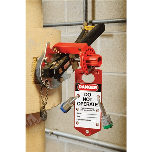 Small Butterfly Vale Lockout Clamp Accommodate 3.2-63.5mm Valve Handle
