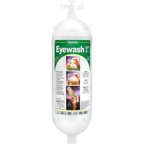 5x1L eye wash bottles to suit Tobin Eyewash Wall Stand