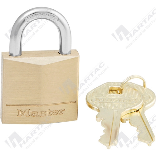 Masterlock 30mm Wide Body Brass Padlock Keyed Different Pk/4 Buy in multiples of 4/Pks