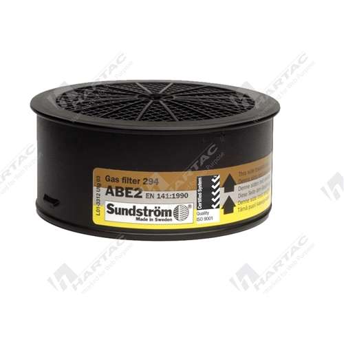 Sundstrom Filter 294 ABE2 Inorganic/Acid Gas Filter (Box 3)