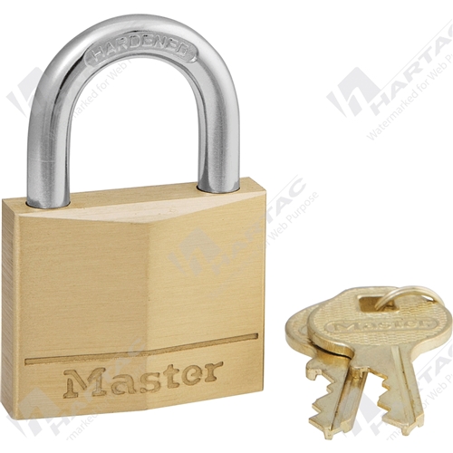 Masterlock 40mm Wide Body Brass padlock Keyed Different Pack of 4