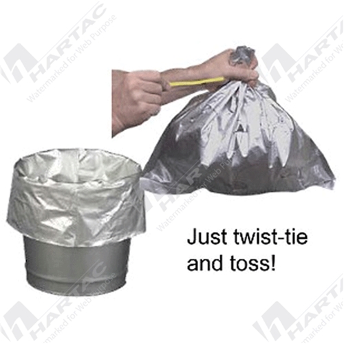 Disposable Smokers Cease Fire Burn Resistant Bin Liner Pk10