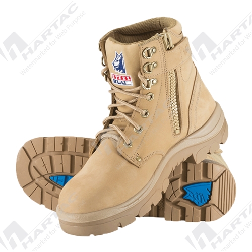 Steel Blue Argyle Zip TPU Safety Boots 