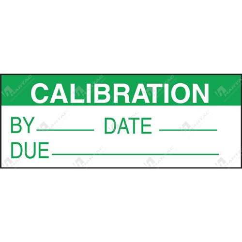 Vinyl Cloth Write-On Labels - Calibration ...... Calibration ...