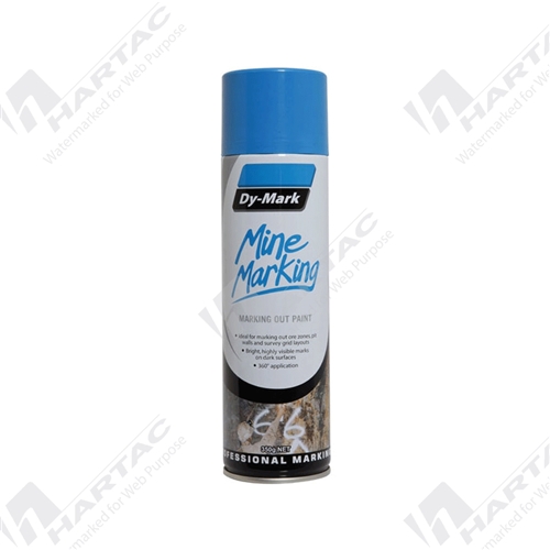 Mine Marking Marking Out Paint Fluoro Blue Horizontal Spray 350g Carton of 12