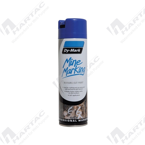 Mine Marking Marking Out Paint Blue Upright/Inverted Spray 350g Carton of 12