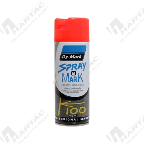 Spray & Mark Marking Out Paint Fluoro Red 350g Carton of 12