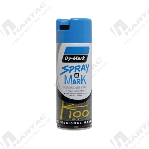 Spray & Mark Marking Out Paint Fluoro Blue 350g Carton of 12