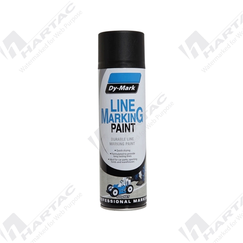 Line Marking (Only) Paint Matt Black Inverted Spray 500g Carton of 12