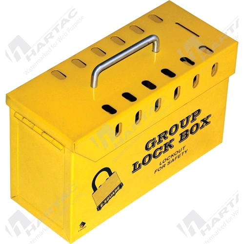 Yellow Group Lockbox Storage Device Steel 13 Locks 155*250*100mm