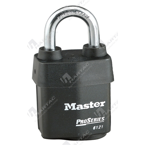 6100 weather Tough Padlock 54mm Wide Body 29mm Boron Shackle Dia Key Different