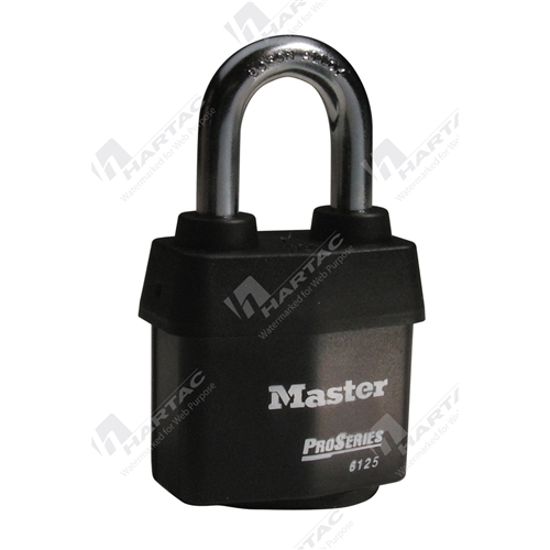 6100 Weather Tough Padlock 61mm Wide Body 35mm Boron Shackle Dia 10mm Key Different