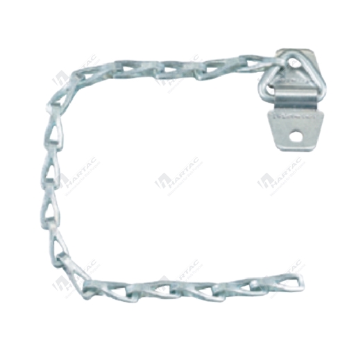 Steel Chain 22.9cm Length Light Weight Zinc Plated Fits All Masterlock Shackle Collars
