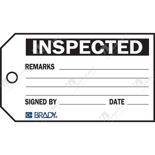 Inspected Mat'L Cont. Tag