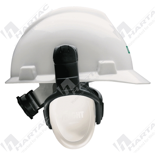 Ear Muff Left/Right Low Helmet Mounted White