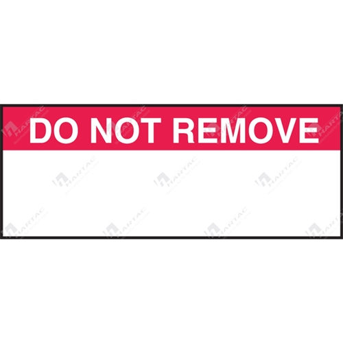 Vinyl Cloth WriteOn Labels Do Not Remove Calibration & Inventory