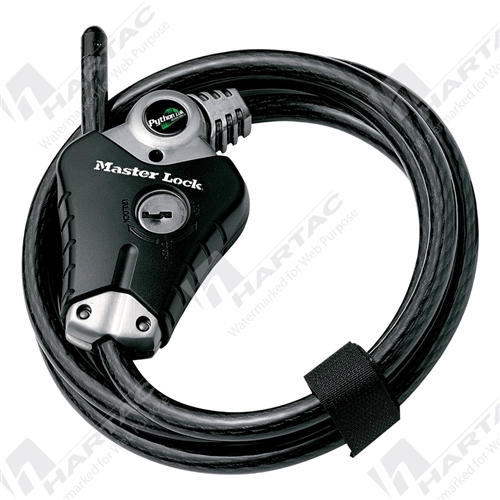 General Purpose Security Padlocks Python Adjustable Cable Lock 1.8m