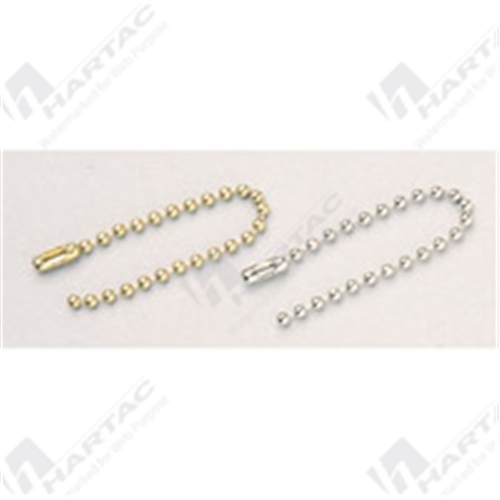 114mm Nickel Bead Chain (pk100)