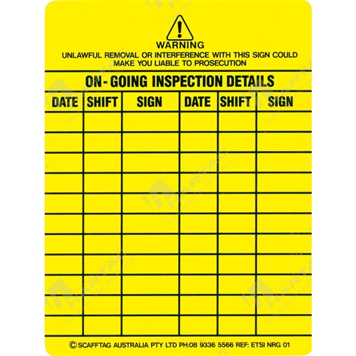 Spare Entrytag Inserts pk10