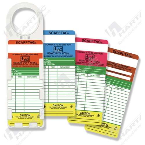 Scafftag Mk I Loading Insert – Medium Weight Pk of 50