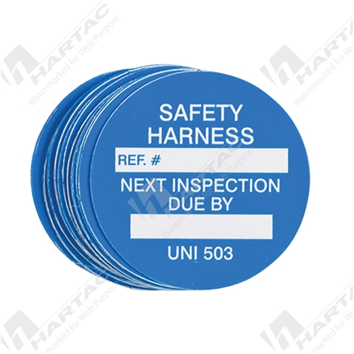 Scafftag Universal Tag "Next Inspection Due" - Blue (Pack of 20 Inserts)