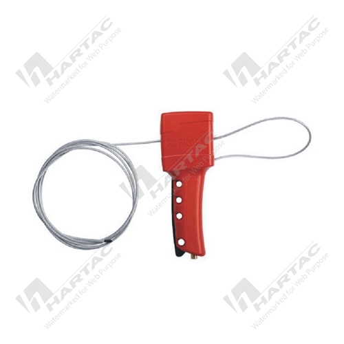 All Purpose Cable Lockout with 2.4m PVC Coated Steel Cable